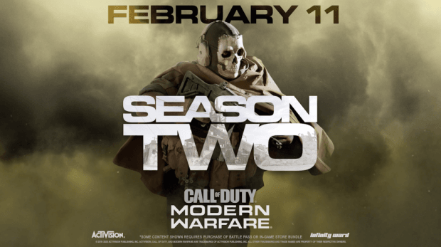 call of duty modern warfare season 2 release date