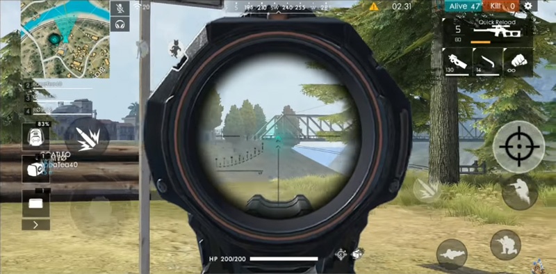 how to increase aim free fire