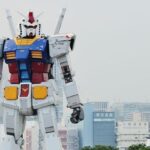 China Sedang Membangun Patung Robot Gundam Setinggi 17 Meter patung gundam