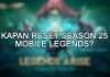Kapan Reset Season 25 Mobile Legends? Ini Kepastiannya! kapan reset season 25 mobile legends